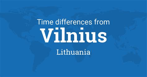 Time Difference. . Time difference lithuania